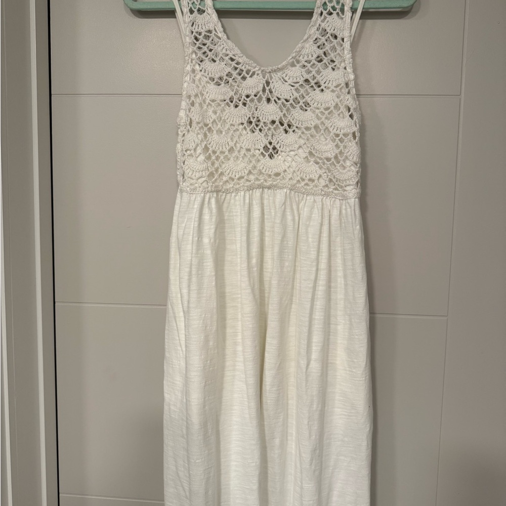 Aerie Crochet Maxi Dress